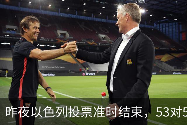 昨夜以色列投票准时结束，53对50，内塔尼亚胡遭遇重大挫折